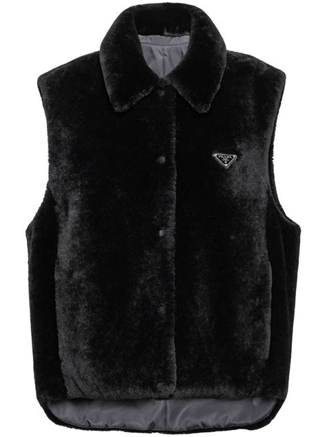 farfetch prada vest.